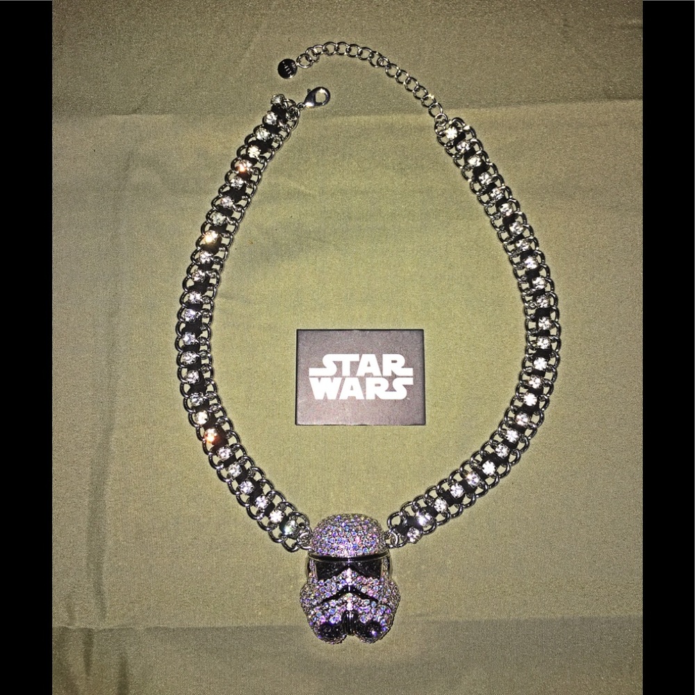 Storm Trooper Rhinestone Necklace